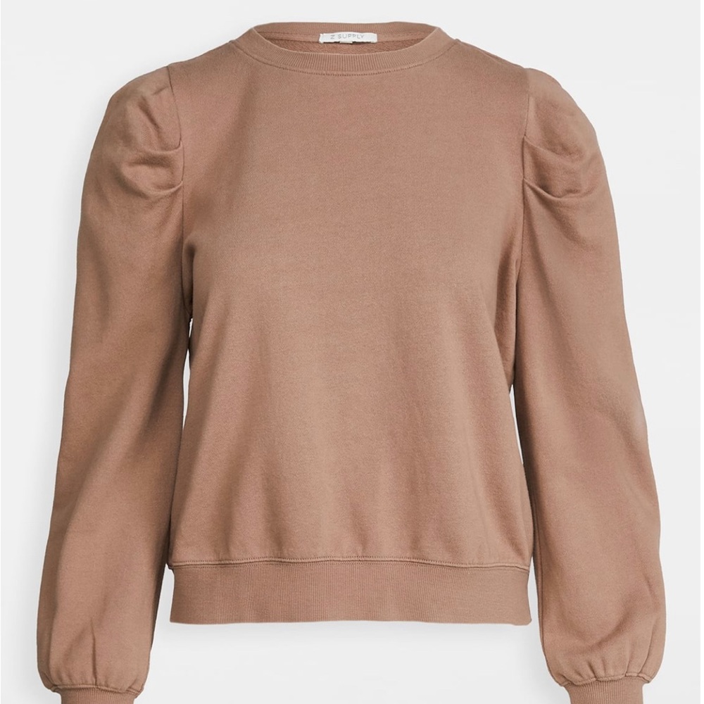 Z Supply Puff Sleeve Sweatshirt Size XS